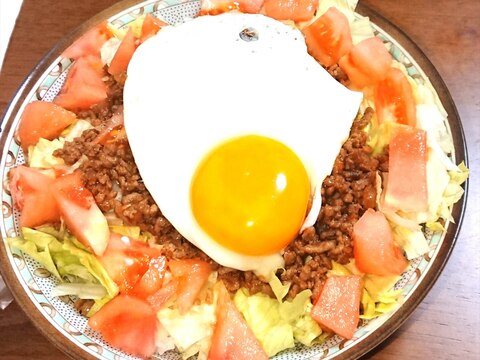 家にあるものだけで☆簡単本格タコライス